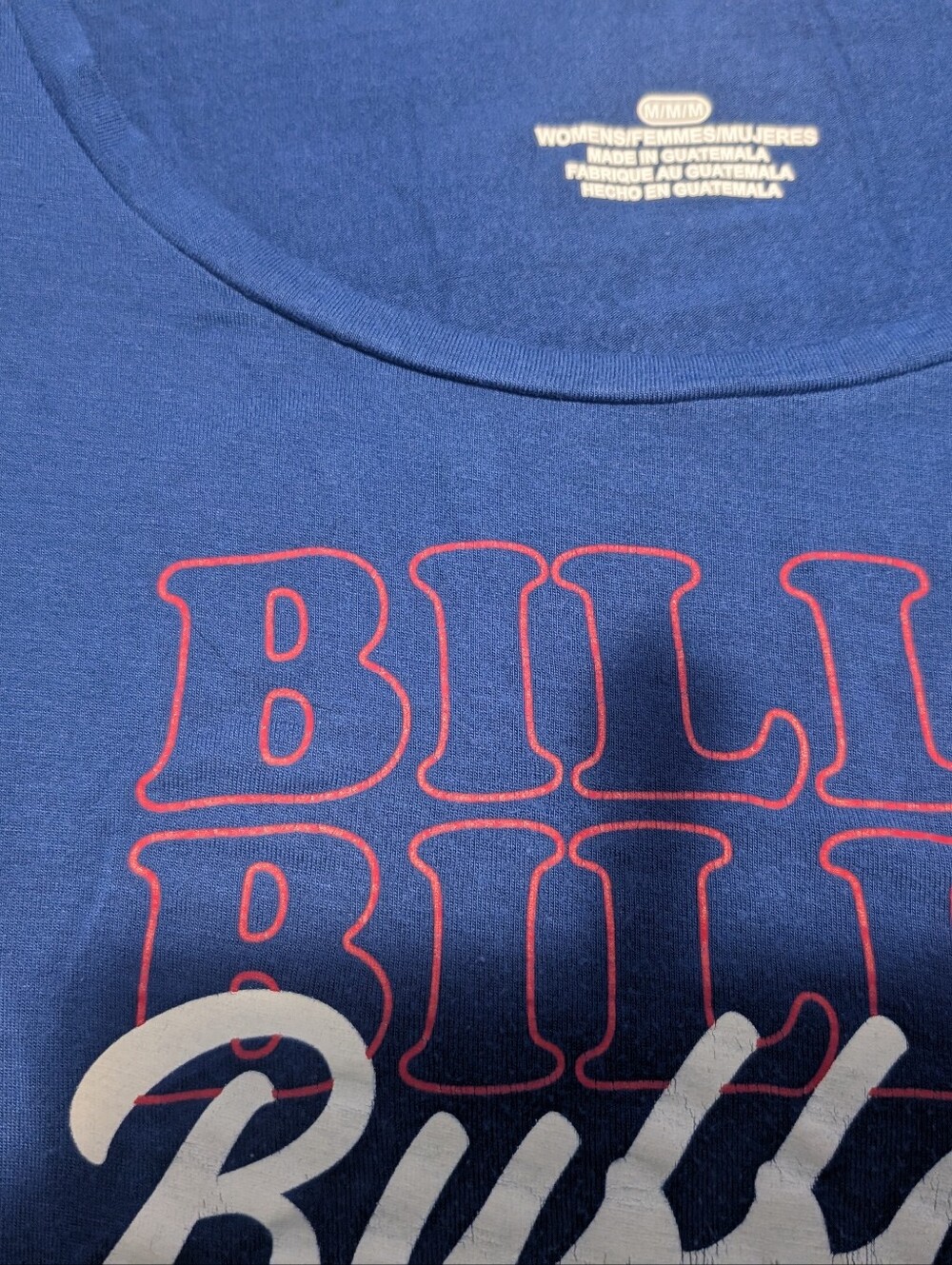 Buffalo Bills Women's Lightweight Performance Tee And Slippers - Picture 2 of 3